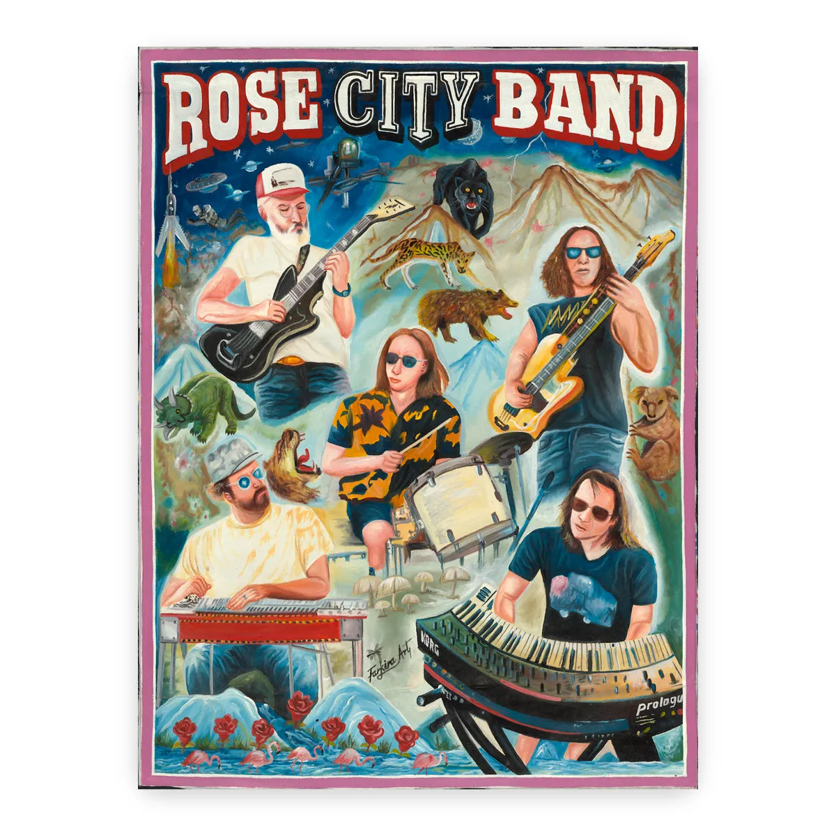 Rose City Band Deadly Prey Gallery Poster