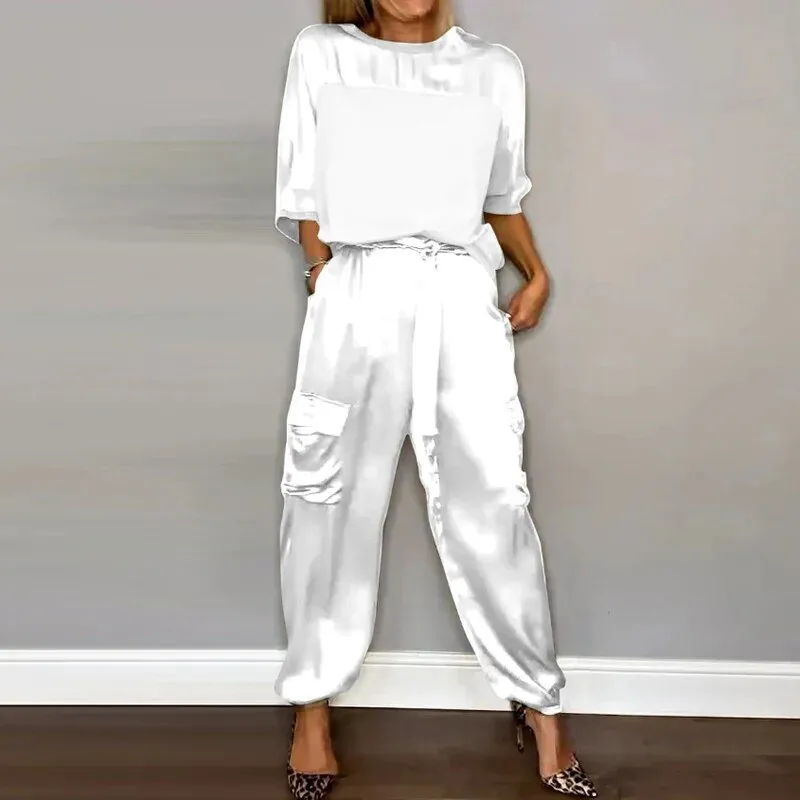 Rowy™ | Satin casual set