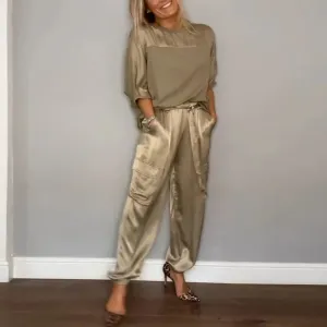 Rowy™ | Satin casual set