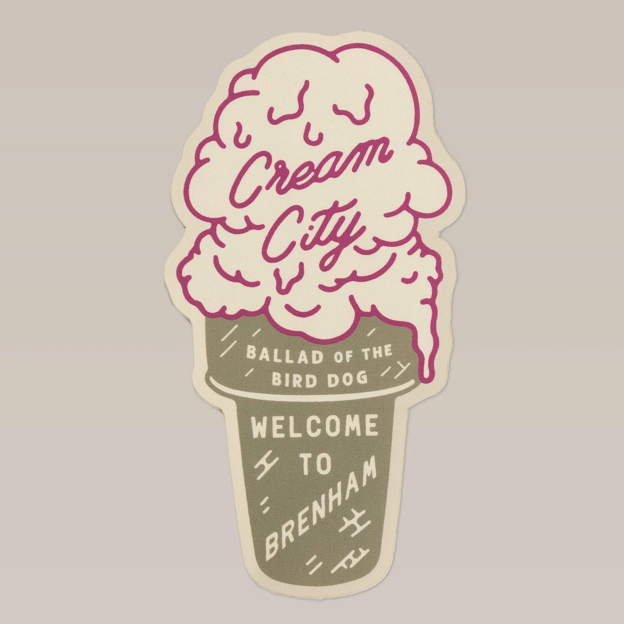 Shop Sticker | Cream City | Ballad of the Bird Dog