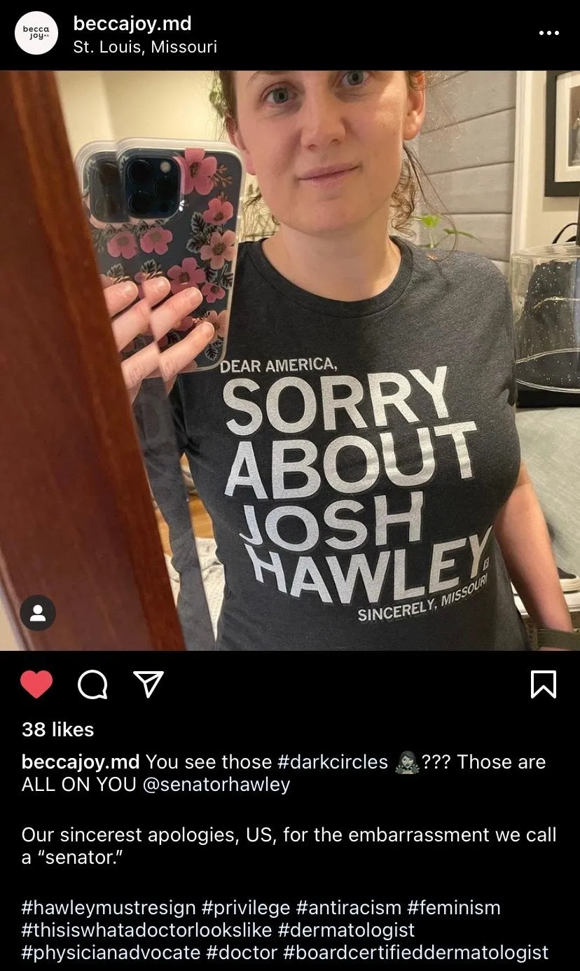 Sorry About Josh Hawley