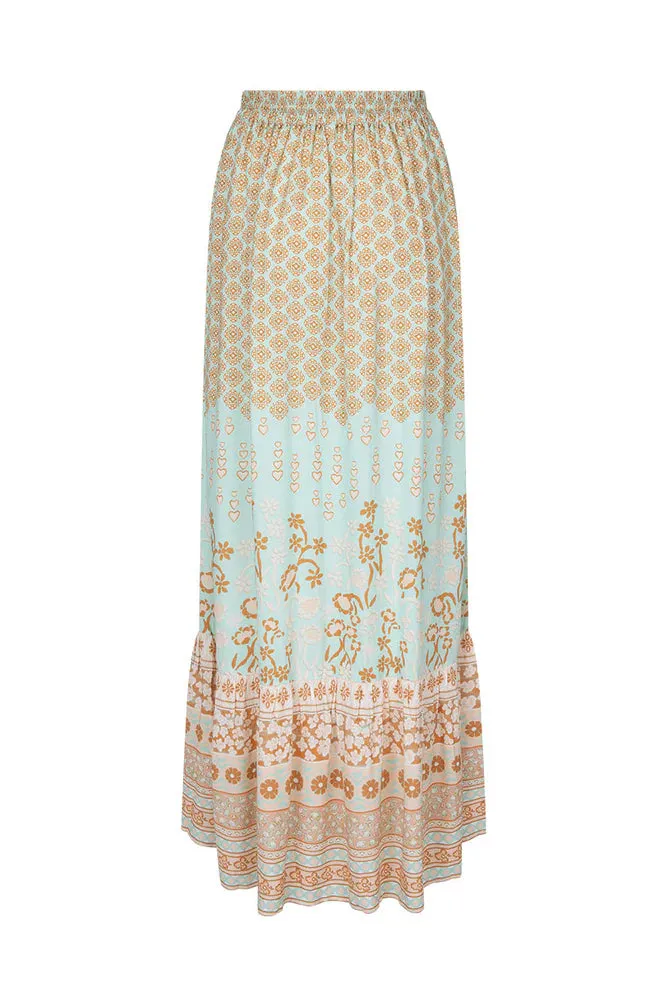 SPELL - Sweet Nothings Maxi Skirt - Peppermint