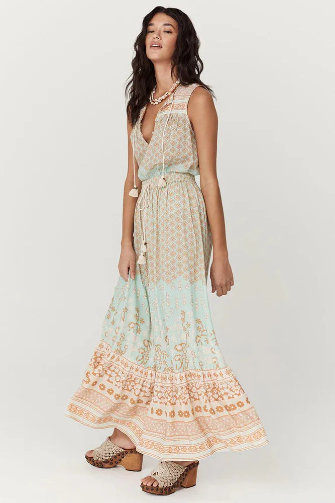 SPELL - Sweet Nothings Maxi Skirt - Peppermint