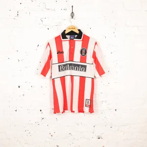 Stoke City Asics 1999 Home Football Shirt - Red - S