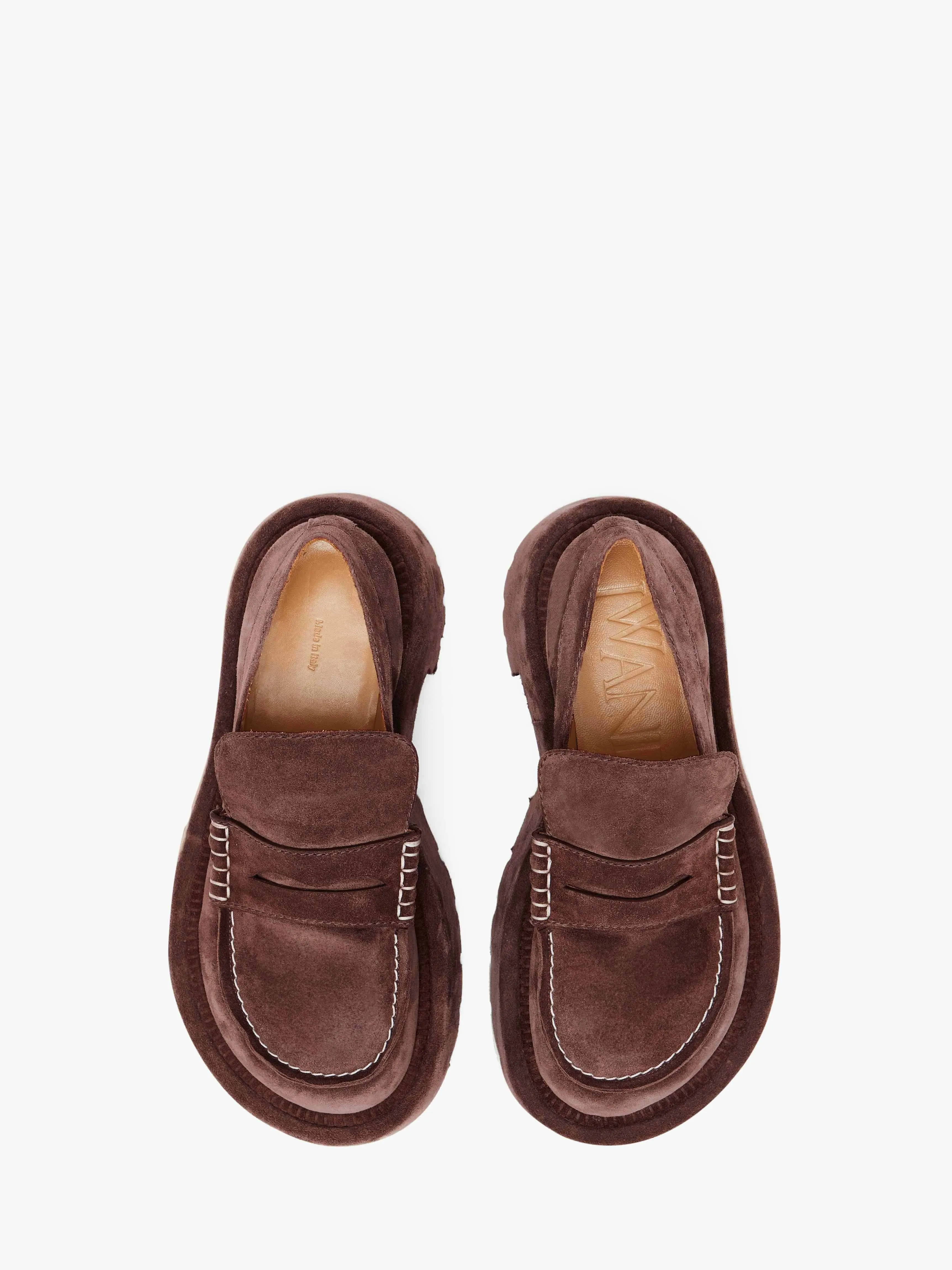 SUEDE PLATFORM MOCCASSIN