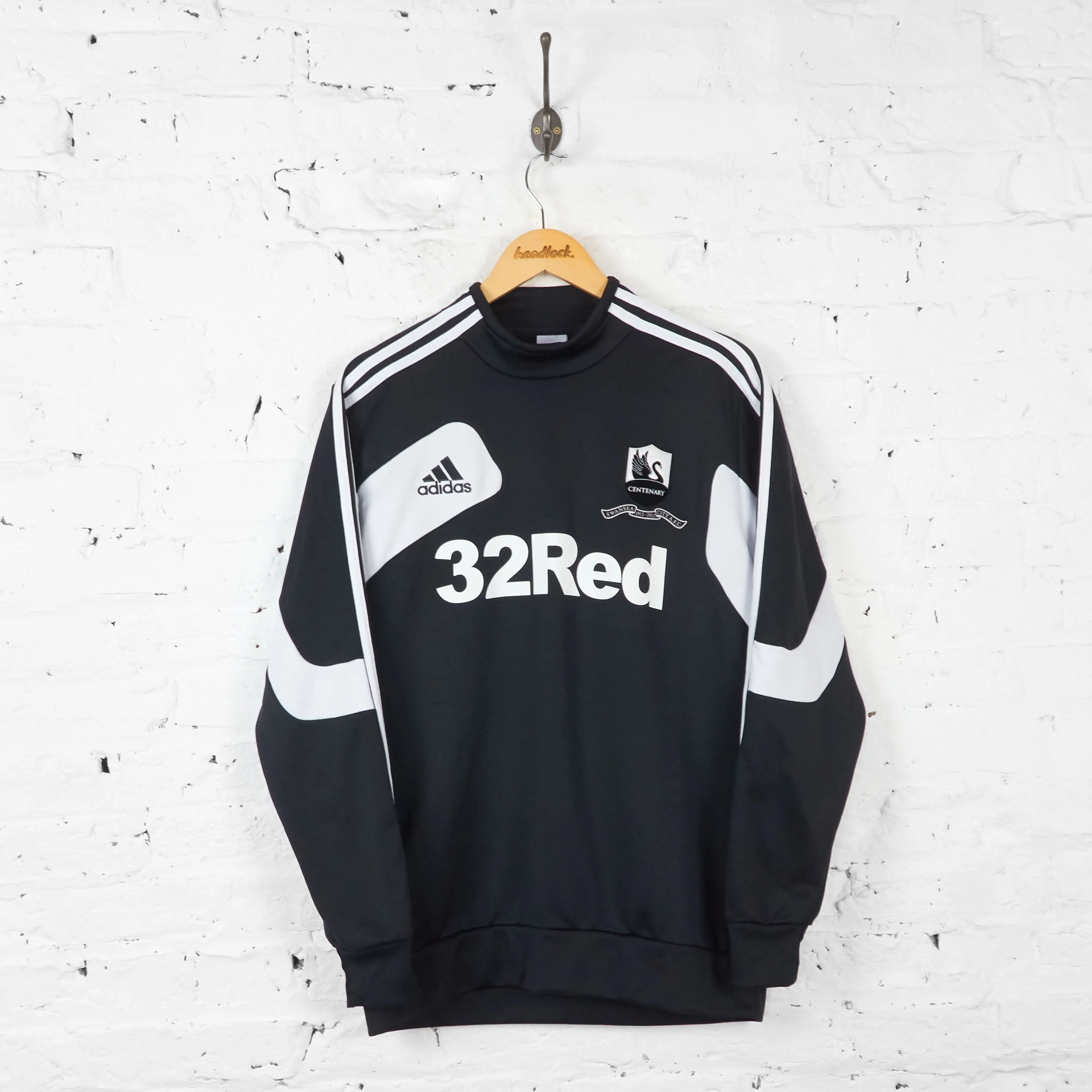 Swansea City 2012 Adidas Football Sweatshirt - Black - L