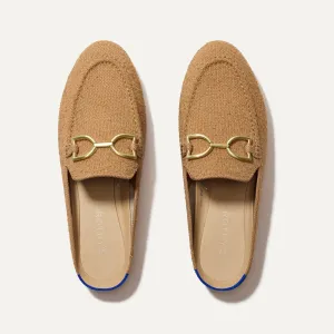 The Double Bit Loafer Mule - Wren Bouclé