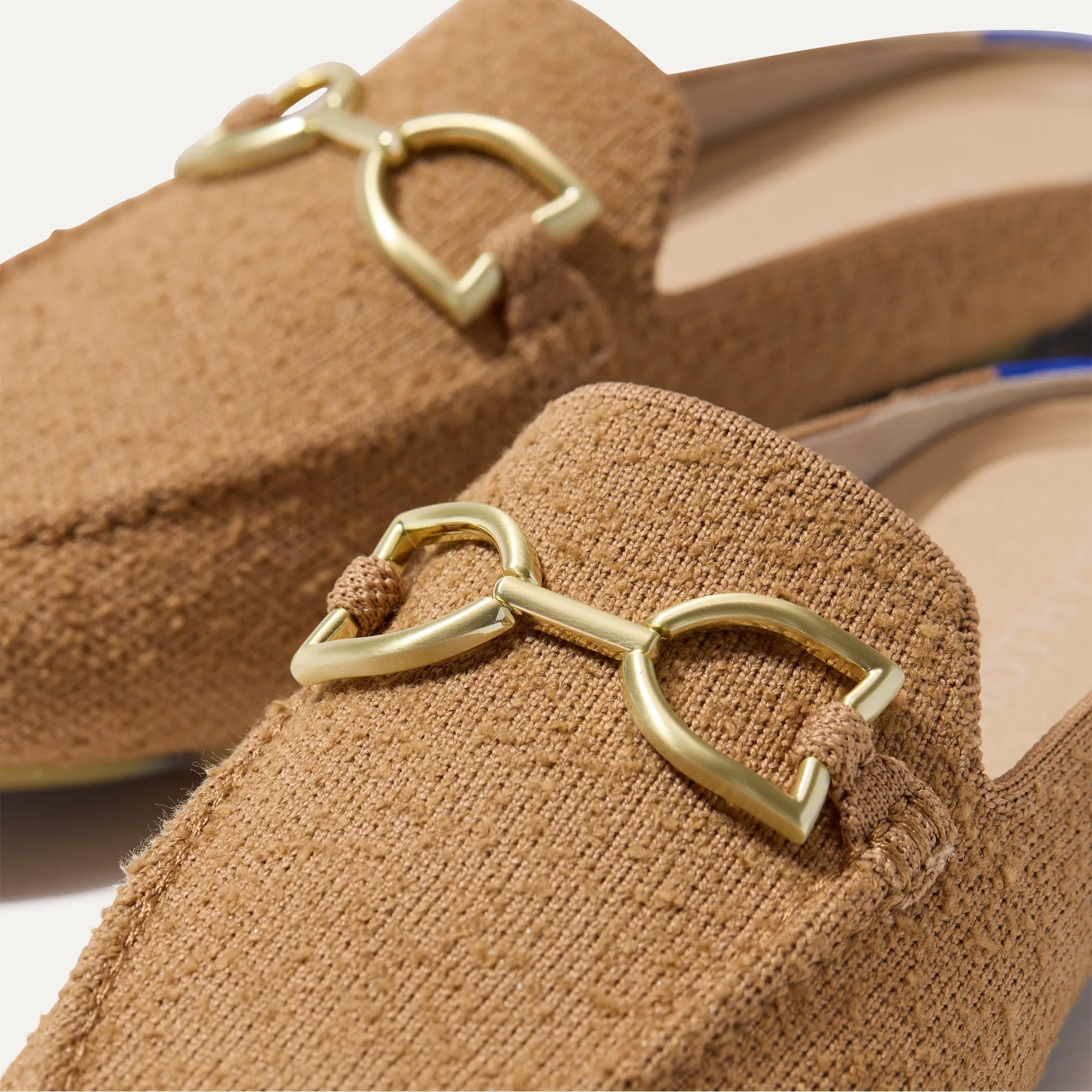 The Double Bit Loafer Mule - Wren Bouclé