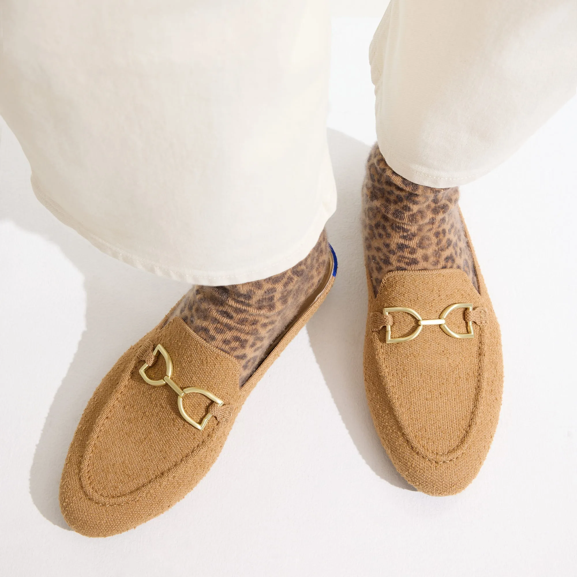 The Double Bit Loafer Mule - Wren Bouclé
