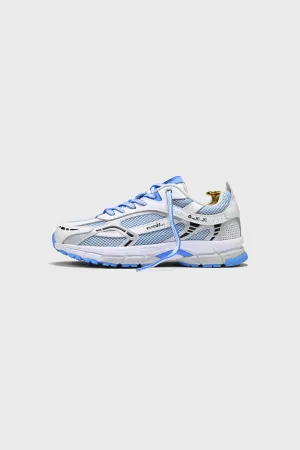 THE RE-RUN WHITE SILVER SNEAKERS - WHITE/BLUE