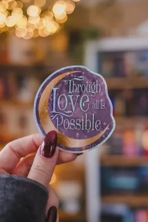 Through Love sticker