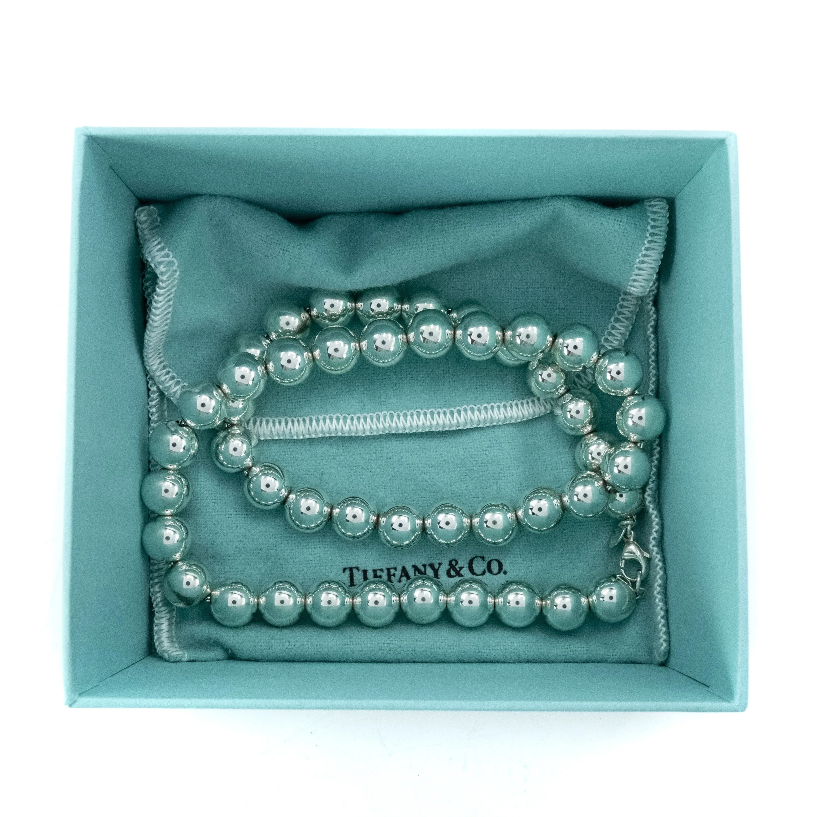 Tiffany & Co HardWear Sterling Silver 10mm Ball Necklace