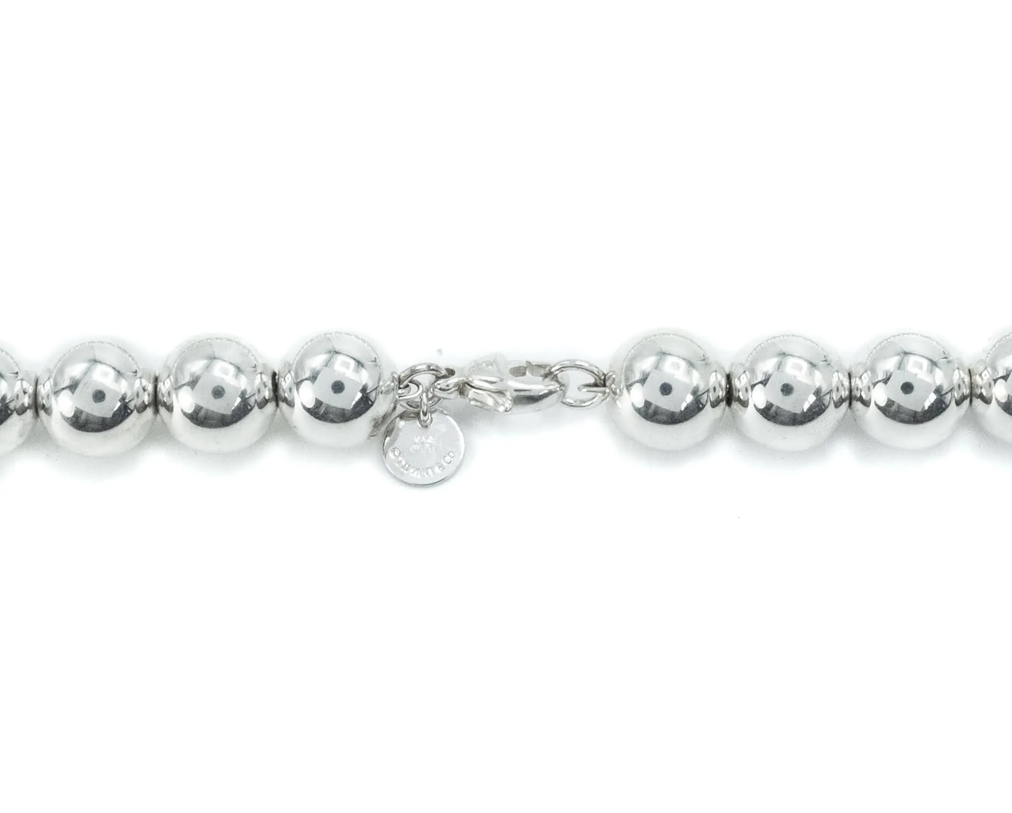 Tiffany & Co HardWear Sterling Silver 10mm Ball Necklace
