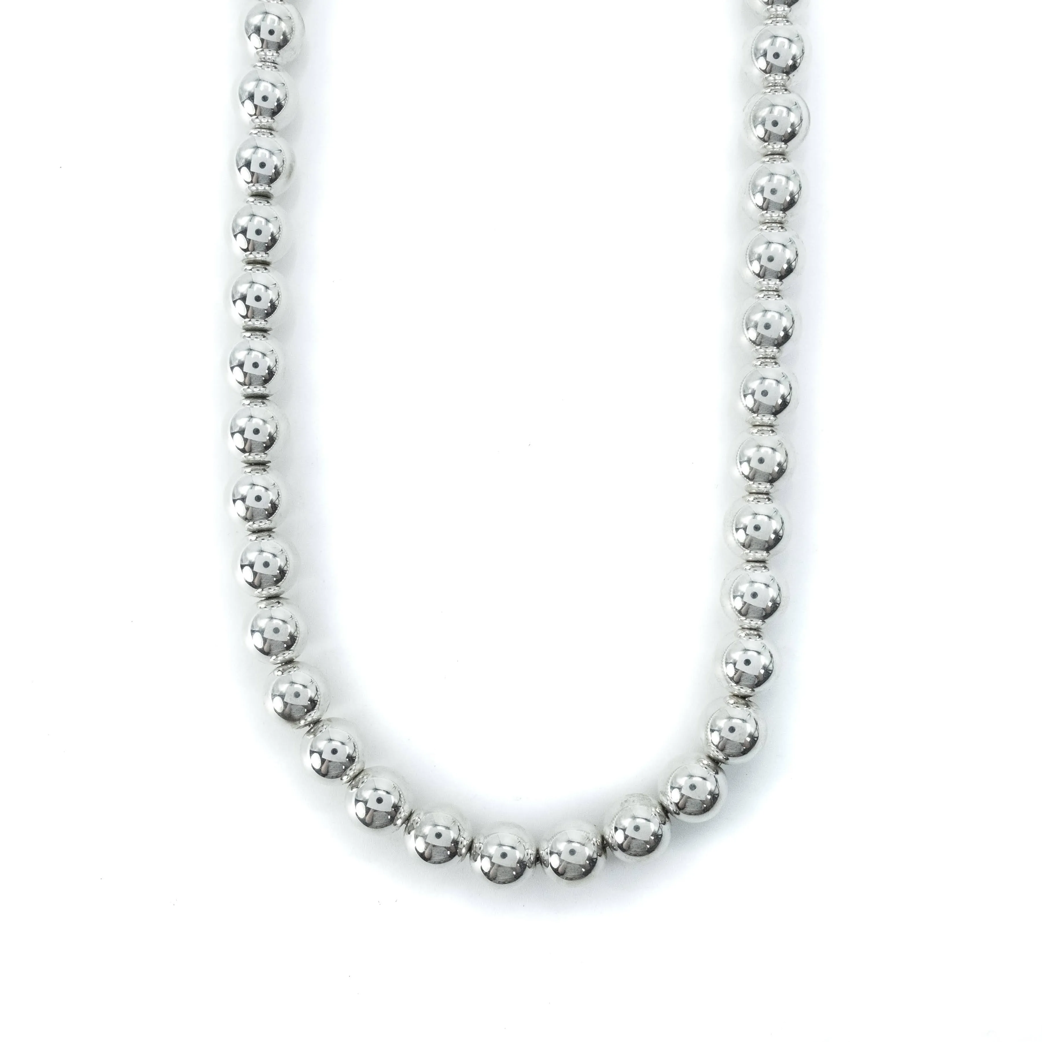 Tiffany & Co HardWear Sterling Silver 10mm Ball Necklace