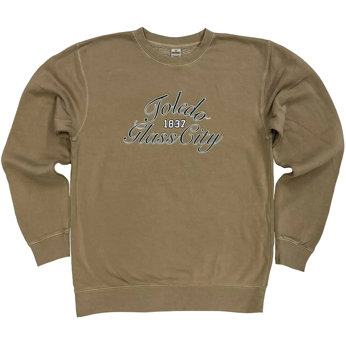 Toledo Glass City Script Embroidered Sweatshirt