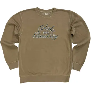 Toledo Glass City Script Embroidered Sweatshirt