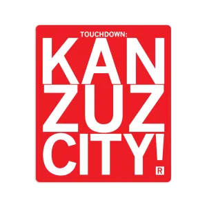 Touchdown: Kan Zuz City! Die-Cut Sticker