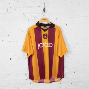 Vintage Bradford City 2001 Football Shirt - Orange - XXL