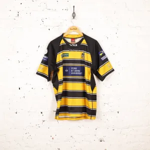 VX3 York City Knights Home Rugby Shirt - Black/Yellow - XL