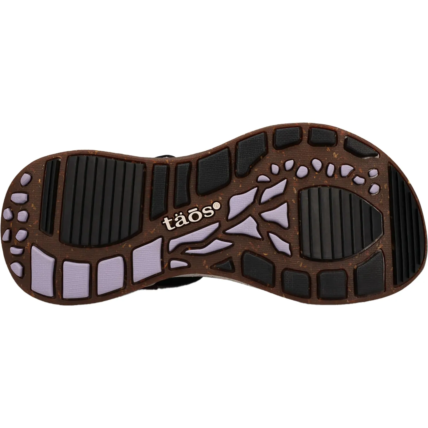 Women's Taos Super Slide Plum Embossed Leather/Nylon