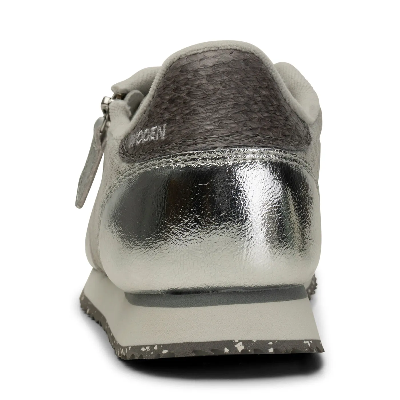 Ydun Metallic Zipper - Sea Fog Grey