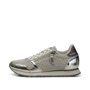 Ydun Metallic Zipper - Sea Fog Grey